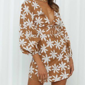 Hello Molly Tan Dress